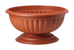 Gėlių vazonas Form Plastic Grace 1000, plastikinis, Ø 24.5 cm, ruda sp.
