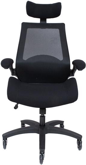 Töötool Home4you Miller 27866, 71 x 71 x 121 - 131 cm, must v.