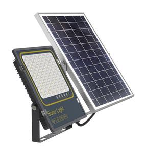 Prožektorius su saulės baterija, pastatomas CristalRecord Bee Solar, 100 W, 1560 lm, 3000 °K, IP66, pilka sp./antracito sp.
