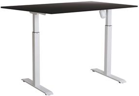 Arvutilaud Sun-Flex EasyDesk Adapt I, 120 cm x 80 cm, 70 - 118 cm, valge v./must v.