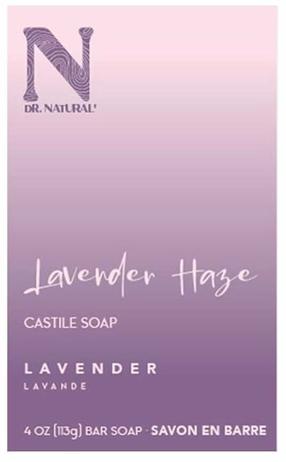 Ziepes Dr. Natural Castile Bar Lavender Haze, 452 g, 4 gab.