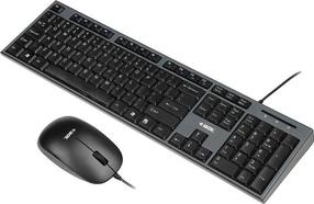 Klaviatūros ir pelės komplektas iBOX IKMS606, EN, juoda