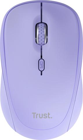 Belaidė žaidimų pelė Trust Yvi+, violetinė