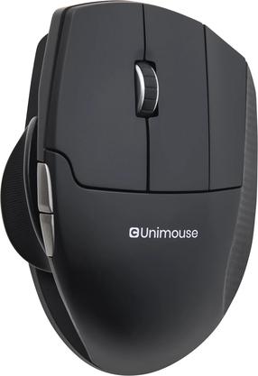 Juhtmevaba arvutihiir Contour Design Unimouse, 2.4ghz wireless / usb, must v.