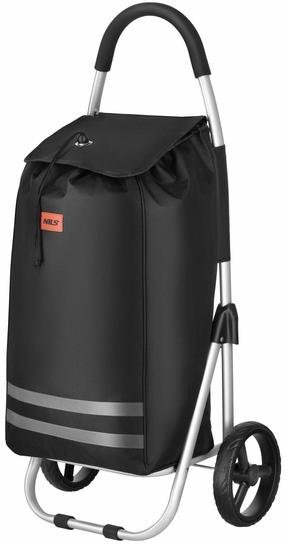 Сумка для покупок с колесами Nils Extreme NC4304, серебристый цв./черный цв., 45 л