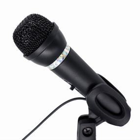 Vadu mikrofons Gembird MIC-D-04, melna krās.