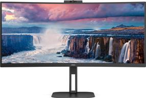Monitorius AOC CU34V5CW/BK WebCam, VA, 100 Hz, WQHD, 34"