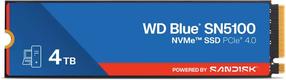Kietasis diskas (SSD) Western Digital WD_BLUE SN5100, M.2 2280, 4 TB