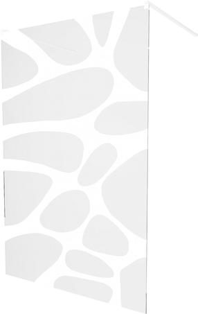 Dušo sienelė Mexen Kioto 800-100-002-20-97, 100 cm x 200 cm, balta sp./grūdintas