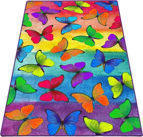 Vaip Conceptum Hypnose Colorato Farfalle 286CHL5791, mitmevärviline, 100 cm x 80 cm