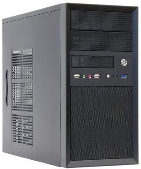 Корпус компьютера Chieftec, черный цв.
