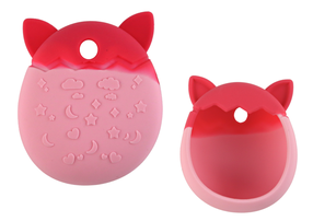 Piederums, apvalks Tamagotchi, 6 cm, rozā krās.