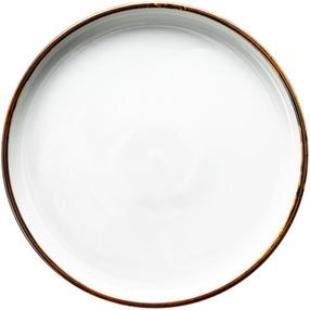Lėkštė pietų Verlo Slow, Ø 25 cm, ruda sp./balta sp.