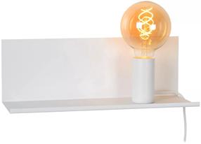 Lampa sienas Lucide Sebo 06218/01/31, E27, 1 x 40 W, balta krās. / balta krās.