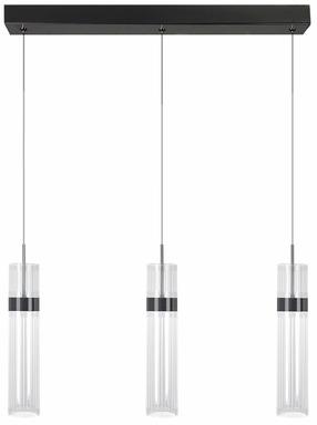 Светильник навесной Light Prestige Ambiente 3, LED, 3000 - 6000 °К, 3 x 6 Вт, прозрачный цв./серый цв. / графитовый цв., 6 x 29 см