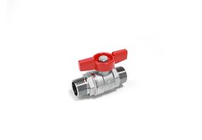 Ventilis Giacomini R253D, tiesus, vandens sąnaudų reguliavimui, 3/4 colio - išorinis sriegis