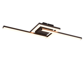 Lampa griesti Reality Viale, LED, 3000 °K, 1 x 17 W, sudraba krās. / melna krās.