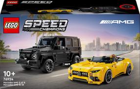 Konstruktor LEGO® Speed Champions Mercedes-AMG G 63 & Mercedes-AMG SL 63 76924, 808 tk