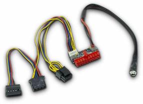 Adapteris Inter-Tech 88882190 SATA, 4 pin, 0.4 m, įvairių spalvų