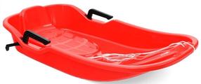 Plastmasas ragavas Hamax Sno Glider, sarkana krās., 90 cm