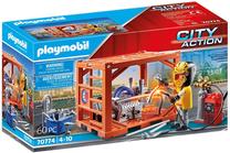 Konstruktorius Playmobil City Action Konteinerių gamintojas 70774