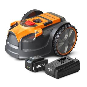 Belaidis vejos pjovimo robotas Lawnmaster 24 V, 4 Ah, 250 m2