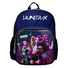 Bērnu mugursoma Kids Euroswan KPop Demon Hunters Huntrix, zila krās./daudzkrāsaina, 36.5 cm x 33 cm x 8 cm