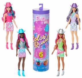 Nukk aksessuaaridega Mattel Barbie Color Reveal Disco Star JCP01, 30 cm, (värv/disain valitakse juhuslikult)