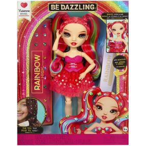 Lelle ar aksesuāriem Rainbow High Be Dazzling Vivienne Rouge, 28 cm, sarkana krās.