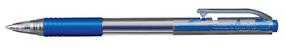 Ручка Luxor 1242, прозрачный цв./синий цв., 0.8 мм