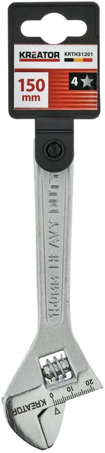 Reguliuojamas veržliaraktis Kreator KRTH31201, 150 mm, 0 - 19 mm