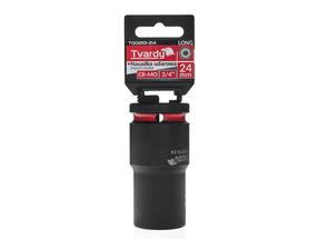 Sügav kuusnurkne löögipesa Tvardy T00213-24, 24 mm, 3/4"