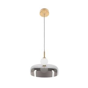 Lampa karināms Domoletti KIRUNA MD914063, LED, 3000 °K, 0 x 7 W, melna krās. / zelta krās.