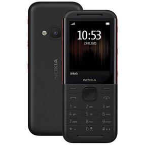 Telefons ar pogām Nokia 53102020, 16 MB, melns krās.