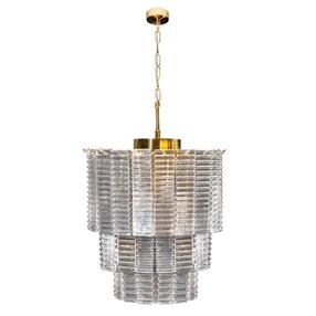 Sietynas kabinamas Dalia 03, E14, 7 x 60 W, aukso sp. / aukso sp., 42 x 50 cm