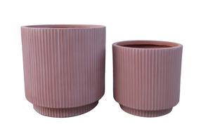 Puķu pods Domoletti LT14752-1S, keramika/māls, Ø 24 cm, sarkana krās.
