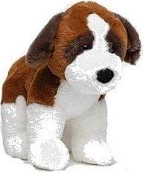 Pliušinis žaislas Molli Toys St. Bernard Dog, ruda sp./balta sp., 30 cm