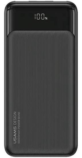 Nešiojamas įkroviklis (Power bank) Usams XY Series 10KCD19801, 10000 mAh, 10 W, juoda sp.