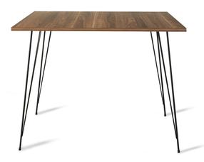 Stalas Kalune Design Sandalf Square, riešuto sp., 90 cm x 90 cm x 75 cm