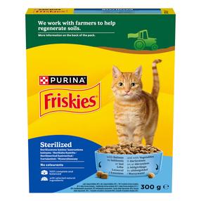 Sausas kačių maistas Friskies Friskies, žuvis, 0.3 kg