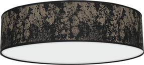 Lampa plafons Milagro Satino, E27, 3 x 60 W, zelta krās./balta krās. / melna krās., 13 x 50 cm