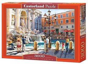 Dėlionė Castorland The Trevi Fountain 3000 el. 300389, 92 cm x 68 cm, 3000 vnt., įvairių spalvų
