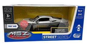 Игрушечная машина MSZ Maserati MC20, 1:33, серебристый цв.