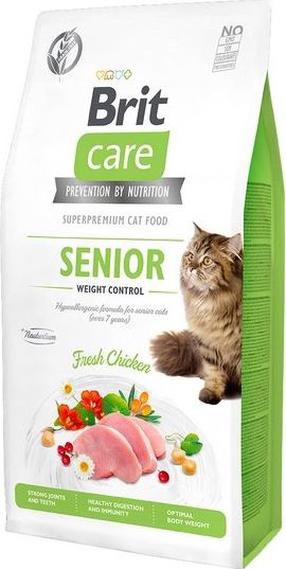 Sausas kačių maistas Brit Care Senior, vištiena, 7 kg