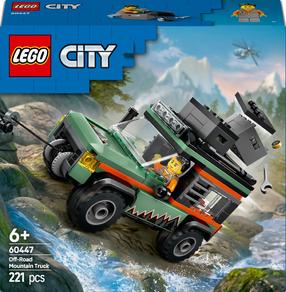Konstruktorius LEGO® City Off-Road 4x4 kalnų visureigis 60447, 221 vnt.