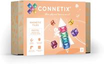 Magnetinis konstruktorius Connetix Pastel Square 00040, 40 vnt., įvairių spalvų