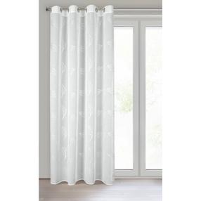 Dieninė užuolaida Sisi, balta sp./sidabro sp., 140 cm x 250 cm