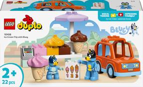 Konstruktor LEGO® DUPLO® Bluey Jäätisereis koos Blueyga 10458, 22 tk