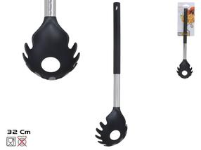 Karotes makaroniem Kitchen&GO Togo, 32 cm, 6.5 cm, melns krās./sudraba krās.