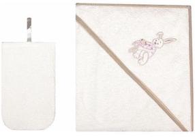  Vaikiškų rankšluosčių rinkinys Womar Double, baltas, 80 cm x 80 cm